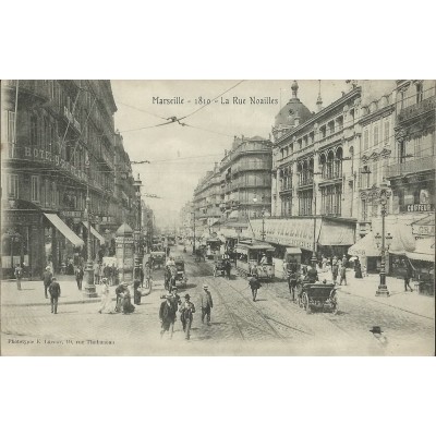 CPA: MARSEILLE, LES NOUVELLES GALERIES, ANNEES 1900.