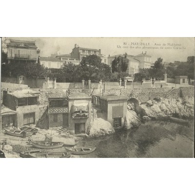 CPA: MARSEILLE,1910. ANSE DE MALDORME.