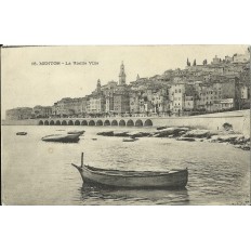 CPA: MENTON. LA VIEILLE VILLE Années 1910.