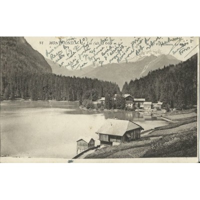 CPA: MONTRIOND, LE LAC. vers 1910.