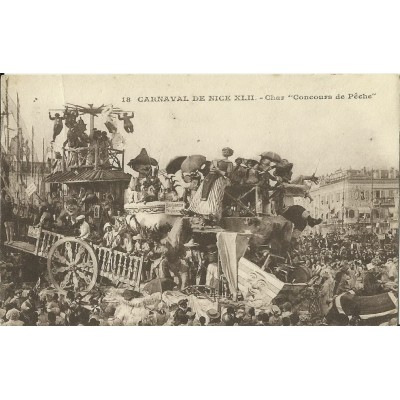 CPA: NICE, LE CARNAVAL. Animée. Années 1920. (14)