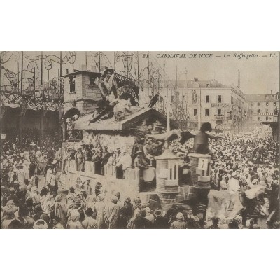 CPA: NICE, LE CARNAVAL. Animée. Années 1920. (18)