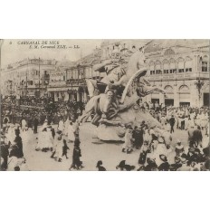 CPA: NICE, LE CARNAVAL. Animée. Années 1920. (19)