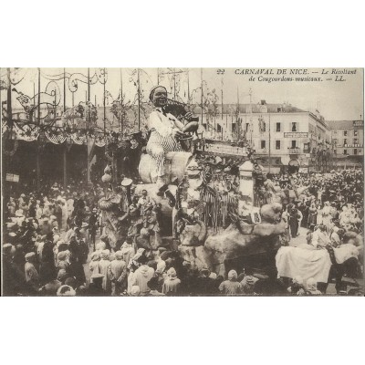 CPA: NICE, LE CARNAVAL. Animée. Années 1920. (21)