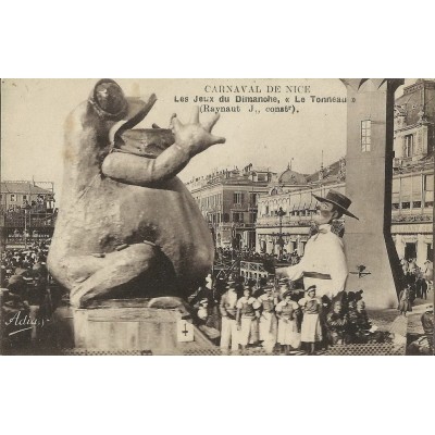 CPA: NICE, LE CARNAVAL. Animée. Années 1920. (22)