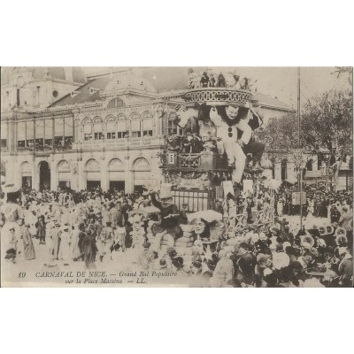 CPA: NICE, LE CARNAVAL. Animée. Années 1920. (24)