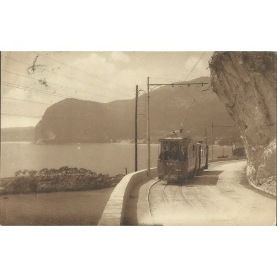 CPA: ROUTE DE NICE à MONACO, LA BAIE d' EZE. Années 1900.