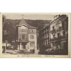 CPA: SAINT-GERVAIS-LES-BAINS. L'HOTEL DE VILLE.. Années 1920.