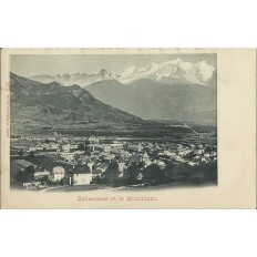 CPA: SALLANCHES, LE MONT-BLANC. Années 1900.