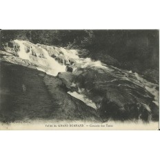 CPA: VALLEE DU GRAND BORNAND, CASCADES DES TYNES, Années 1900.