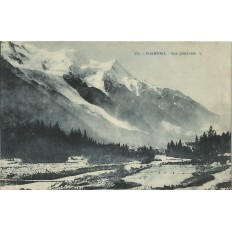 CPA: VUE GENERALE de CHAMONIX, vers 1910.