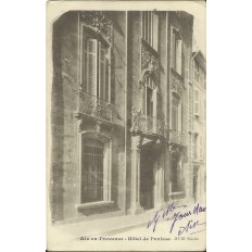 CPA: AIX-EN-PROVENCE, HOTEL DES PANISSES , ANNEES 1900.