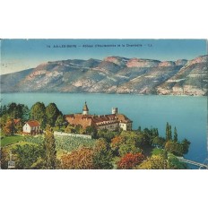 CPA: AIX-LES-BAINS.ABBAYE D'HAUTECOMBE ET LA CHAMBOTTE. ANNEES 1910.