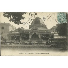 CPA: AIX-LES-BAINS.LE GRAND CERCLE. ANNEES 1900.