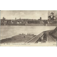 CPA: ARLES, PANORAMA pris de TRINQUETAILLE, vers 1910.