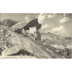 CPA: ASCENSION DU MOINE, CABANE DU COUVERCLE. Années 1910.