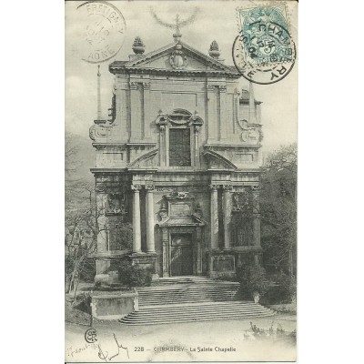 CPA: CHAMBERY. LA SAINTE CHAPELLE. Années 1900.