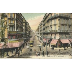 CPA: MARSEILLE, LA RUE COLBERT, ANNEES 1910.