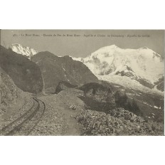 CPA: MONT-BLANC / CHEMIN DE FER / BIONNASSAY / AIGU. DU GOUTER, Années 1900.