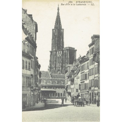 CPA - STRASBOURG - Rue D'Or - Années 1900