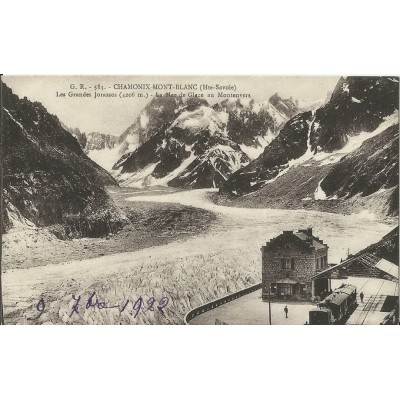 CPA: CHAMONIX, LES GRANDES JORASSES, vers 1920.