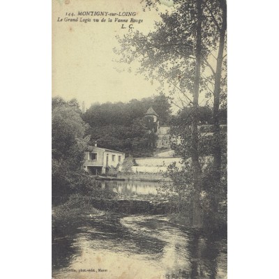 CPA - MONTIGNY SUR LOING - Le Grand Logis Vu De La Vanne Rouge - Années 1910