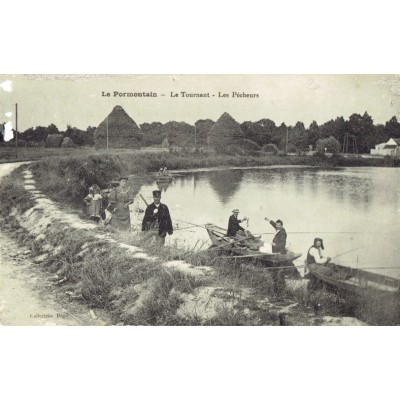 CPA - LE PORMONTAIN - Le Tournant - Les Pêcheurs - Années 1900