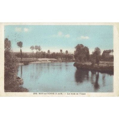 CPA - MISY SUR YONNE - Les Bords De L'Yonne - Années 1930