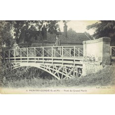 CPA - MONTRY CONDE - Pont Du Grand Morin - Années 1920