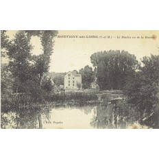 CPA - MONTIGNY SUR LOING - Le Moulin Vu De La Rivière - Années 1920