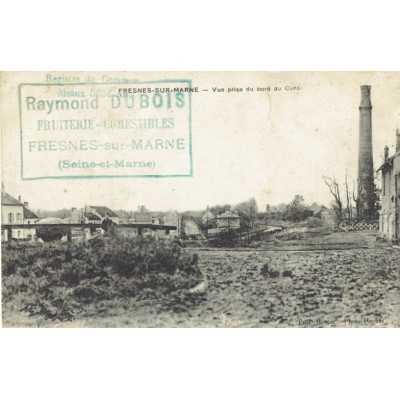 CPA - FRESNES SUR MARNE - Vue Prise du Bord Du Canal - Années 1910