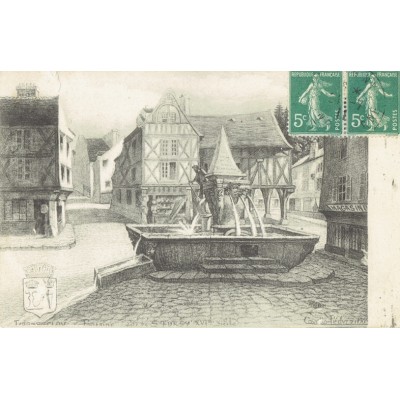 CPA - LAGNY SUR MARNE - Fontaine Dite De St Fursy (Cavello Péduzzi) - Vers 1910