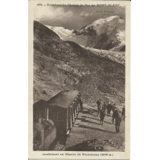 CPA: TERMINUS DU CHEMIN DE FER DU MONT-BLANC, Années 1920