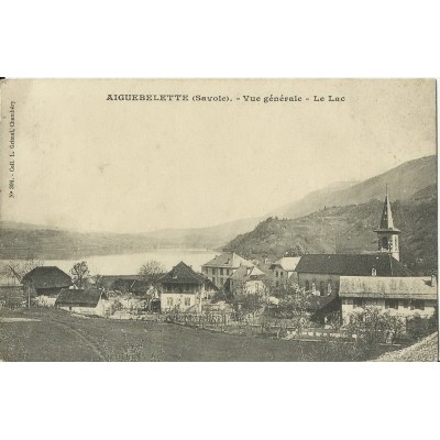 CPA: AIGUEBELETTE.VUE GENERALE. ANNEES 1910/20.