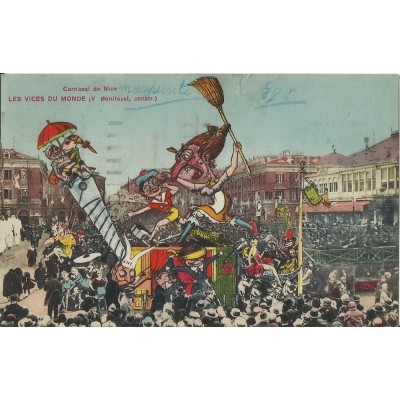 CPA: NICE, LE CARNAVAL. Animée. Années 1930. (1)