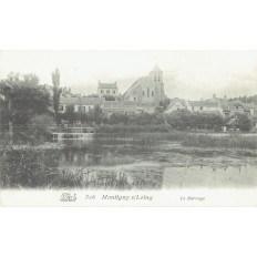 CPA - MONTIGNY SUR LOING - Le Barrage - Années 1910