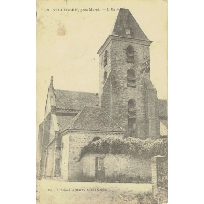 CPA - VILLECERF - L'Eglise (Près De Moret) - Années 1900