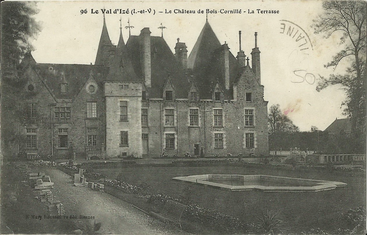 CPA: LE VAL D'IZE, Chateau de Bois-Cornillé, Années 1900