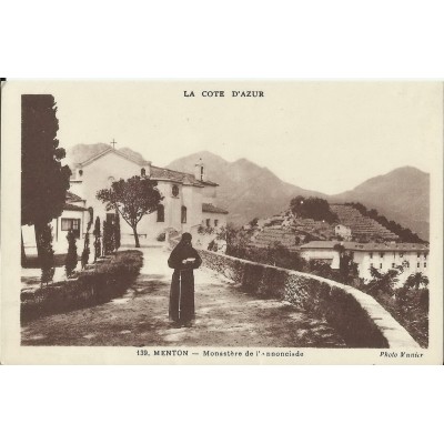 CPA: MENTON, Monastère de l'Annonciade, Années 1930