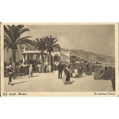 CPA: MENTON. Le Nouveau Casino. Années 1930