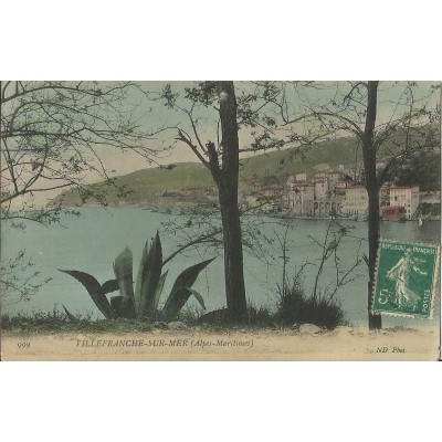 CPA: VILLEFRANCHE-SUR-MER (couleurs). Années 1900