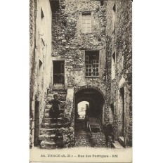 CPA: VENCE. Rue des portiques, Années 1930