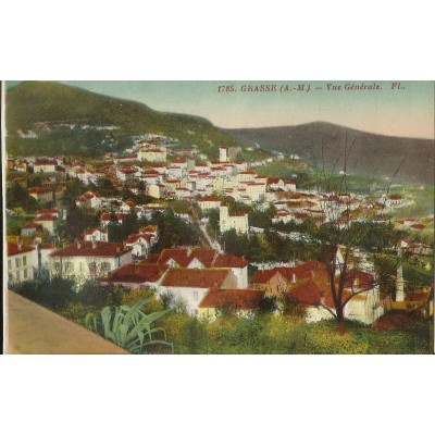 CPA: GRASSE, Une Vue Générale, Années 1930