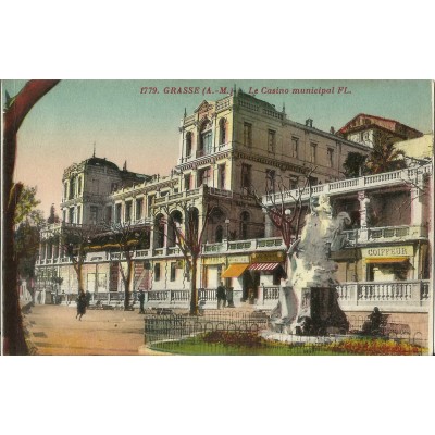 CPA: GRASSE, LE CASINO MUNICIPAL, Années 1930