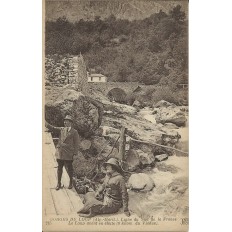 CPA: GORGES DU LOUP. Le Loup avant sa chute, Années 1900