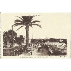 CPA: JUAN-LES-PINS, BOULEVARD DU LITTORAL. Années 1920.