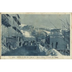 CPA: BEUIL. Sports d'Hiver. L'Entrée du Village, Années 1920.