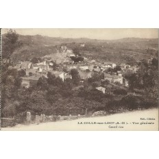 CPA: La COLLE-sur-LOUP, Vue Générale, Années 1920.