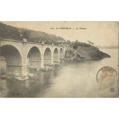 CPA: LA NAPOULE, Le Viaduc, Années 1900.