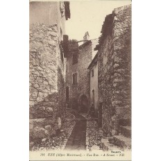 CPA: EZE, UNE RUE, Années 1900.